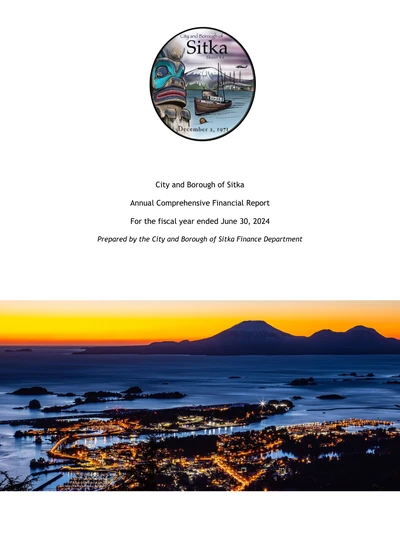 City and Borough of Sitka, Alaska ACFR Cover
