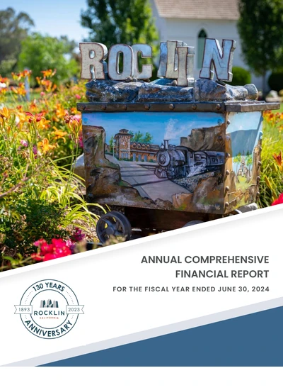 City of Rocklin ACFR Cover