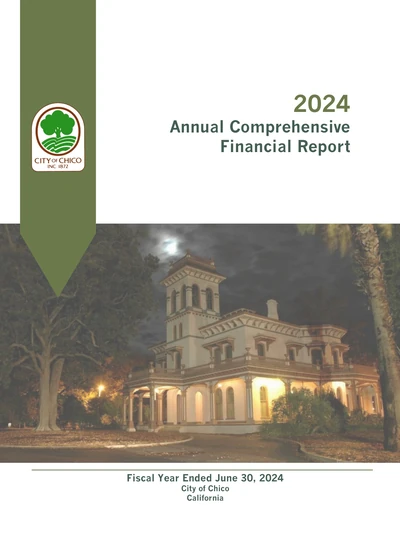 City of Chico ACFR Cover