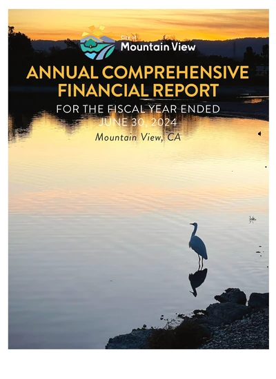 City of Mountain View ACFR Cover