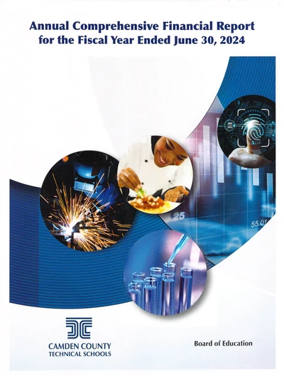 Camden County Technical Schools ACFR Cover
