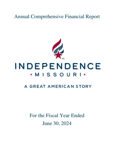 City of Independence ACFR Cover