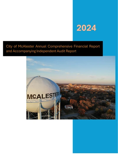 City of Mcalester ACFR Cover