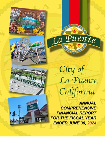 City of La Puente ACFR Cover