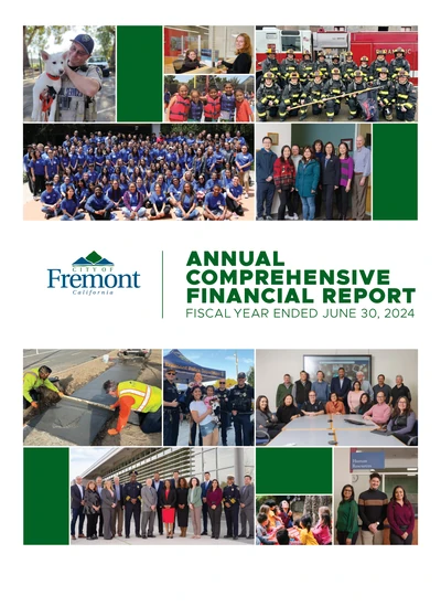 City of Fremont ACFR Cover