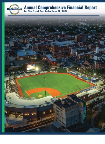 City of Hagerstown, Maryland ACFR Cover