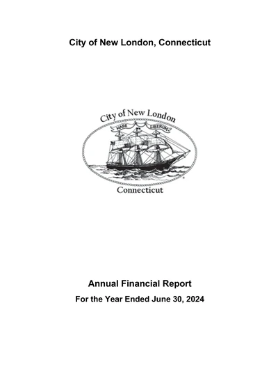 City of New London, Ct ACFR Cover