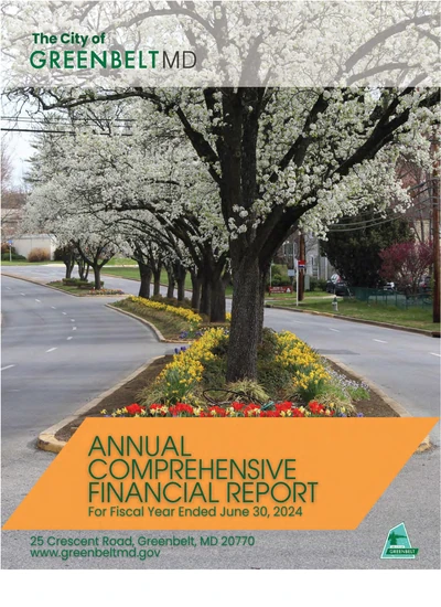 City of Greenbelt ACFR Cover