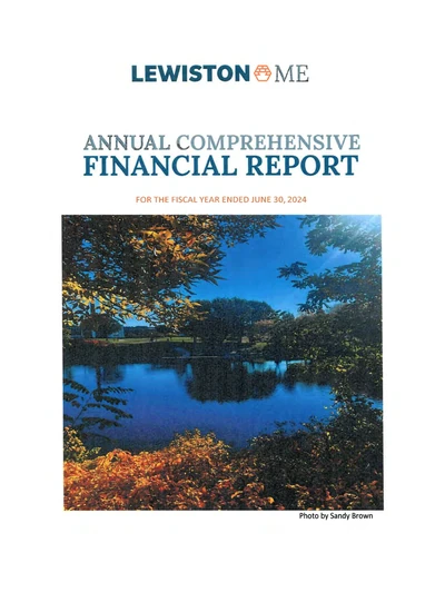 City of Lewiston, Maine ACFR Cover