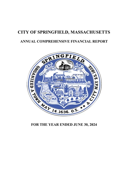 City of Springfield ACFR Cover
