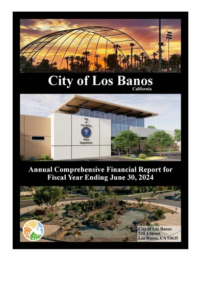 City of Los Banos ACFR Cover