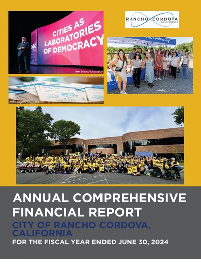 City of Rancho Cordova ACFR Cover