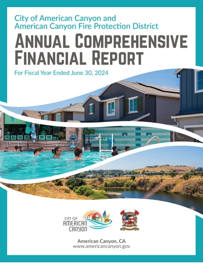 City of American Canyon ACFR Cover