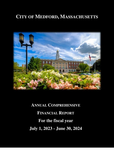 City of Medford ACFR Cover