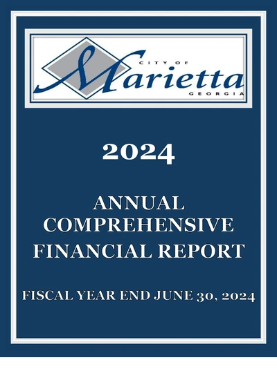 City of Marietta ACFR Cover