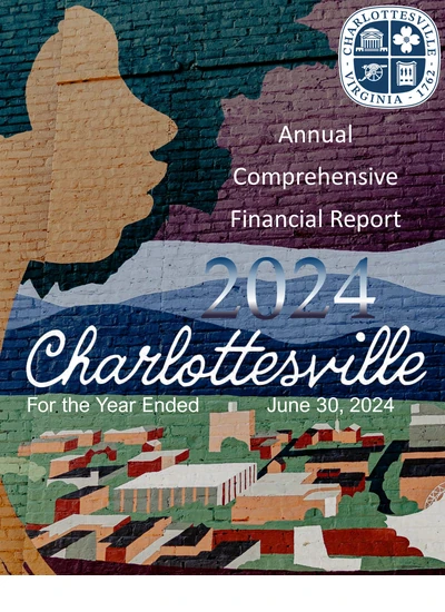 City of Charlottesville, Virginia ACFR Cover