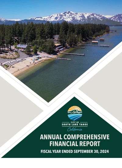 City of South Lake Tahoe ACFR Cover
