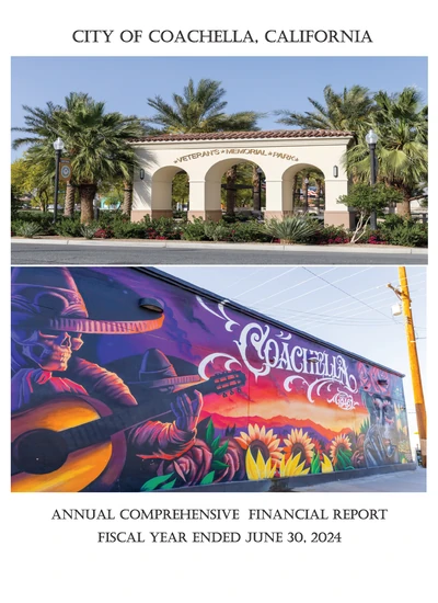 City of Coachella ACFR Cover