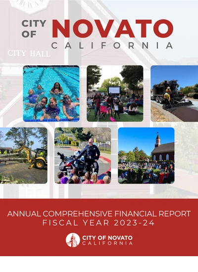 City of Novato ACFR Cover
