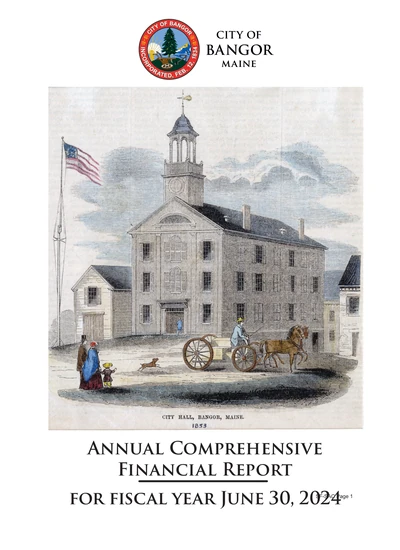City of Bangor ACFR Cover