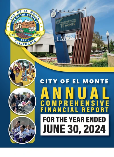 City of El Monte ACFR Cover
