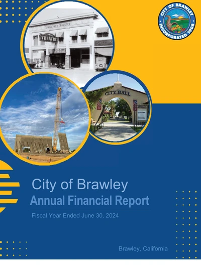 City of Brawley ACFR Cover