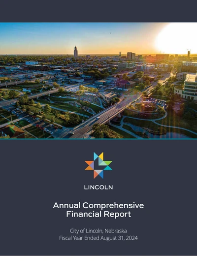 City of Lincoln, Nebraska ACFR Cover