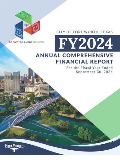 City of Fort Worth, Texas ACFR Cover