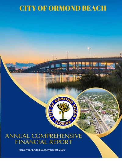 City of Ormond Beach, Florida ACFR Cover