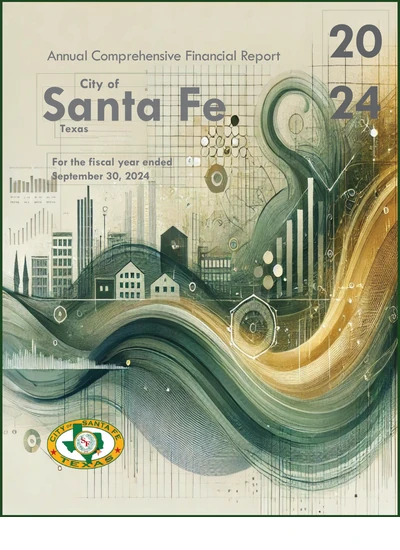 City of Santa Fe, Texas ACFR Cover