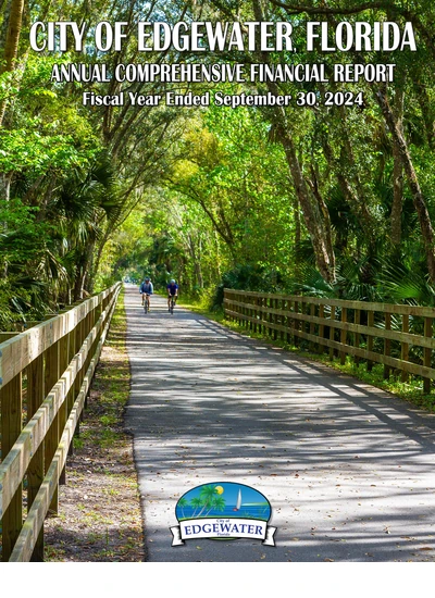 City of Edgewater ACFR Cover