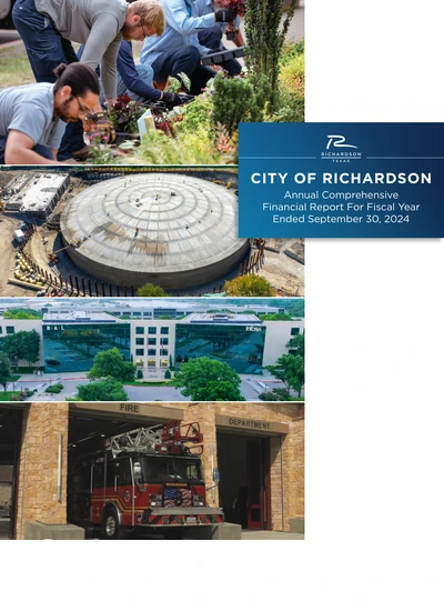City of Richardson ACFR Cover
