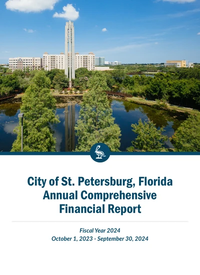 City of St Petersburg, Florida ACFR Cover
