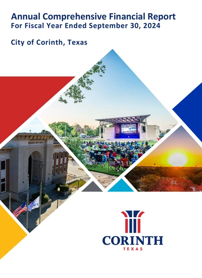 City of Corinth, Texas ACFR Cover