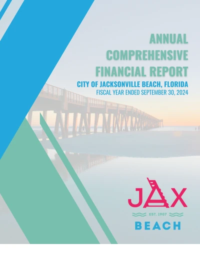 City of Jacksonville Beach ACFR Cover