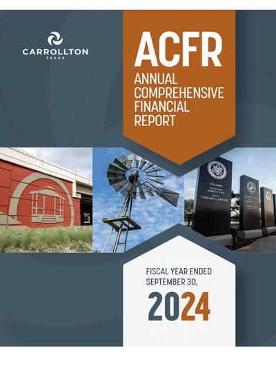 City of Carrollton, Texas ACFR Cover