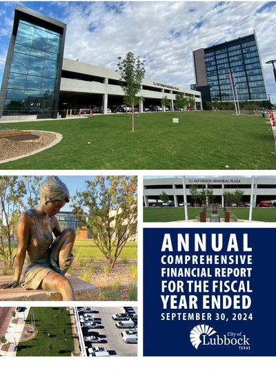 City of Lubbock, Texas ACFR Cover