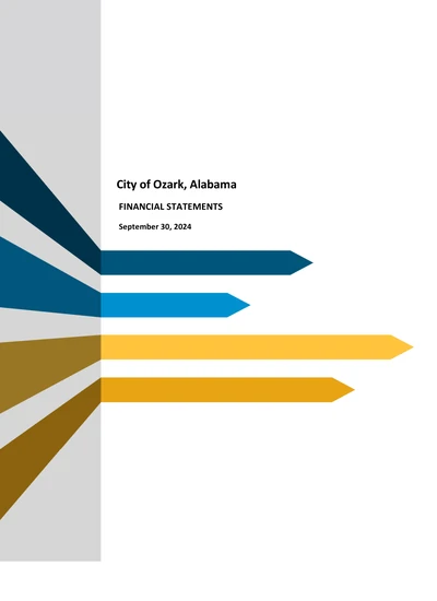 City of Ozark ACFR Cover