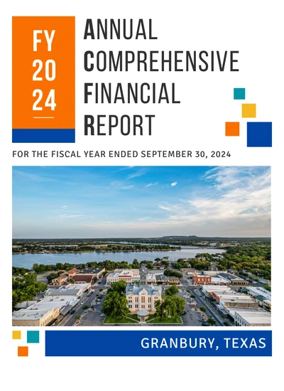 City of Granbury ACFR Cover