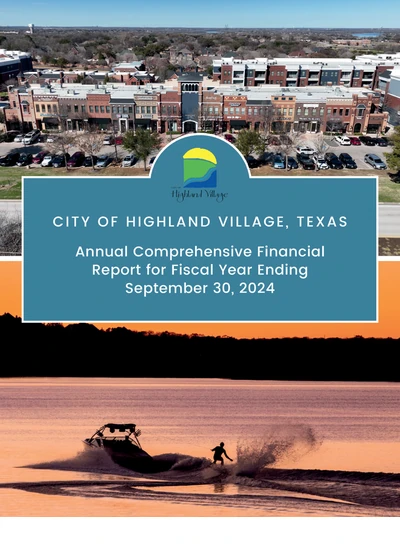 City of Highland Village, Texas ACFR Cover