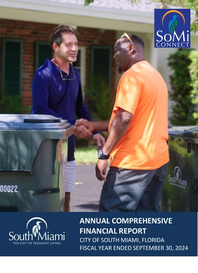 City of South Miami, Florida ACFR Cover