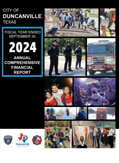 City of Duncanville, Texas ACFR Cover
