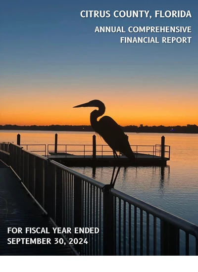 Citrus County Florida ACFR Cover