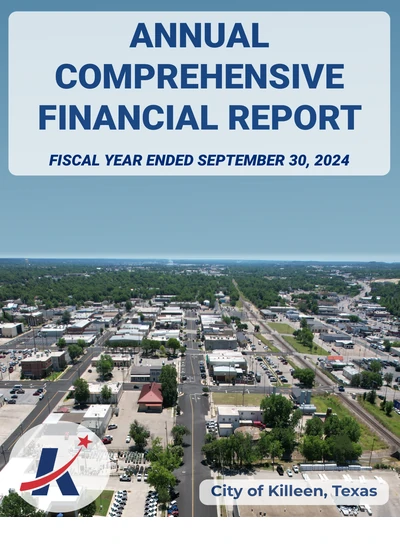 City of Killeen, Texas ACFR Cover