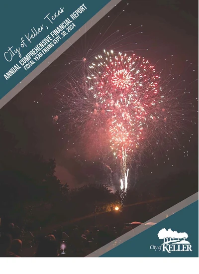 City of Keller ACFR Cover