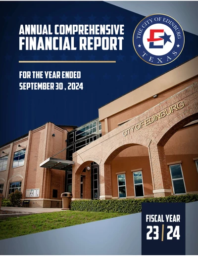 City of Edinburg ACFR Cover