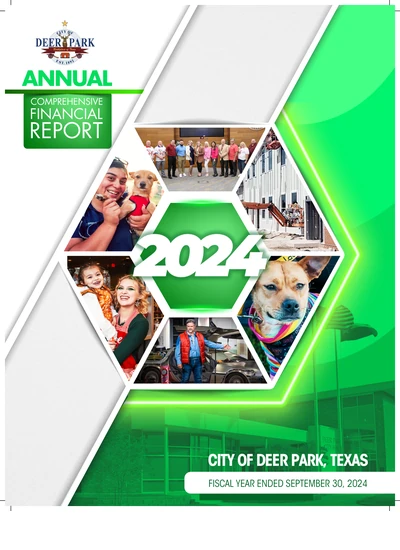 City of Deer Park, Texas ACFR Cover