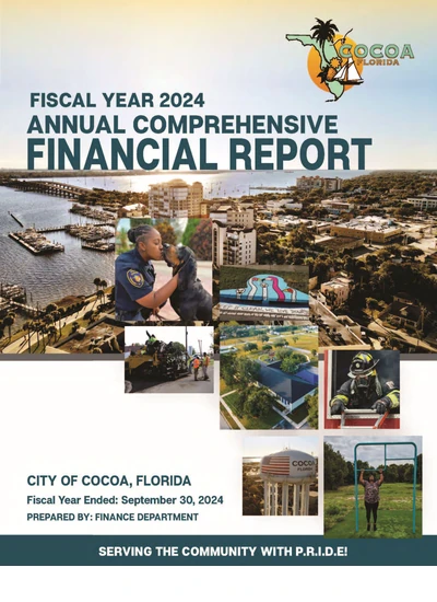 City of Cocoa, Fl ACFR Cover