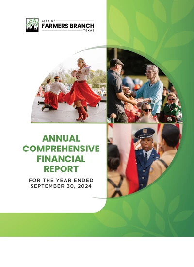 City of Farmers Branch ACFR Cover