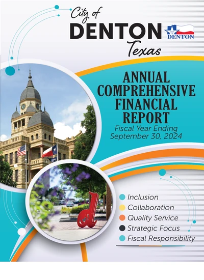 City of Denton, Texas ACFR Cover